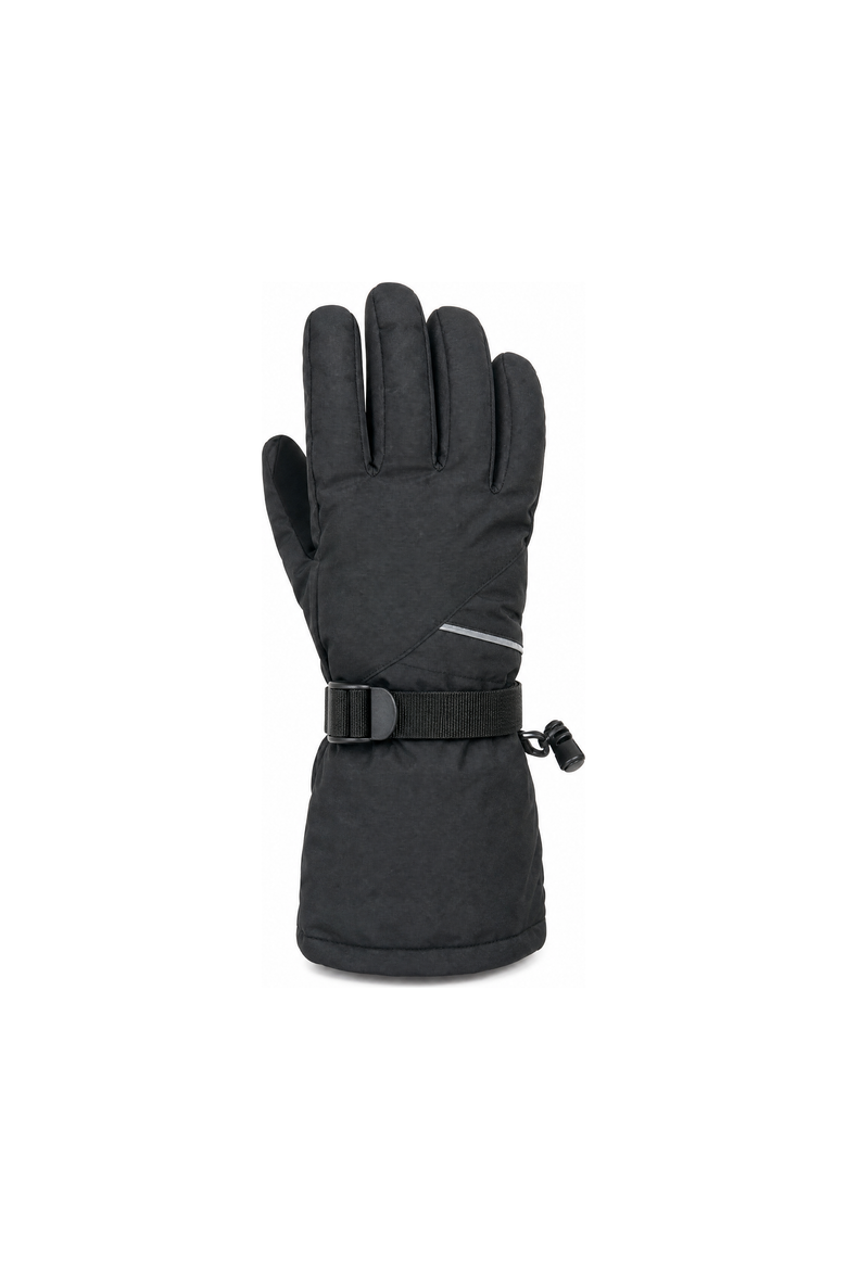 Men's Plush Lined Insulated Ski Glove, Alternate, color, Black
