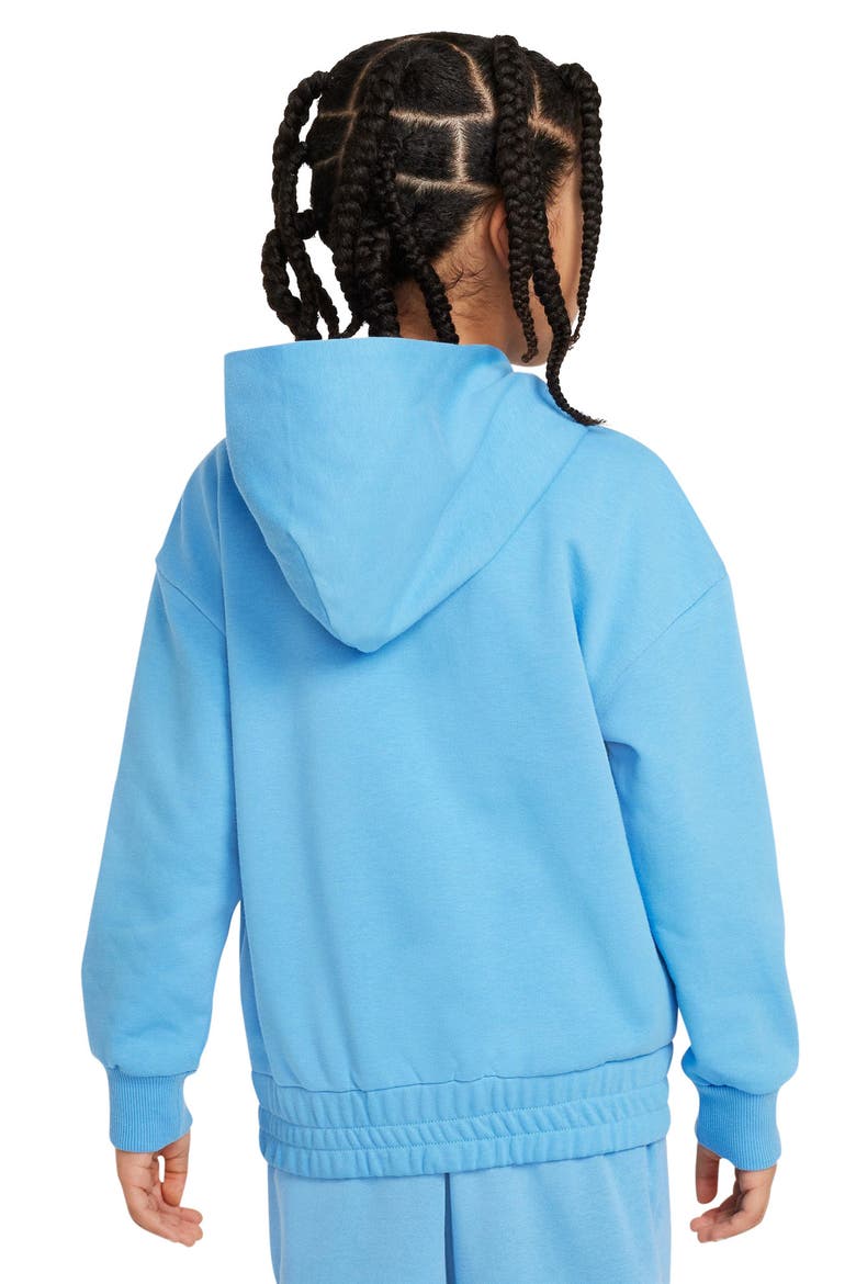 Kids' Logo Hoodie, Alternate, color, UNIVERSITY