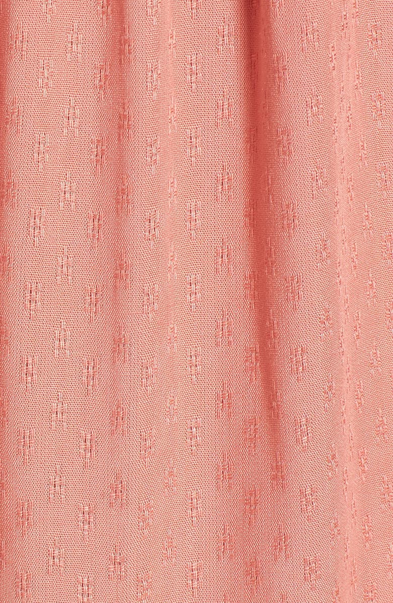 Wit & Wisdom Lace & Jacquard Peasant Blouse, Alternate, color, 