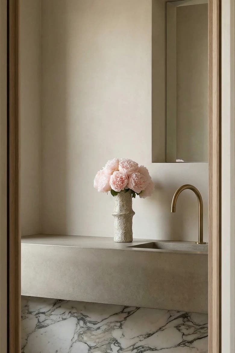 Mini Peony Bouquet, Alternate, color, Light Pink