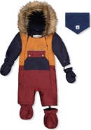 Deux par Deux Play Car Seat Fleece Neckwarmer One Piece Snowsuit