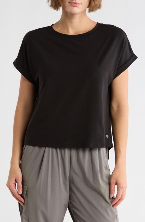 Metro Rolled Sleeve Top