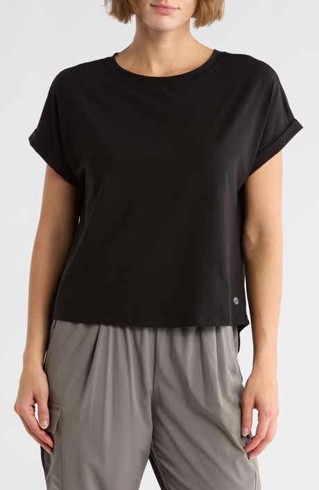 APANA Metro Rolled Sleeve Top