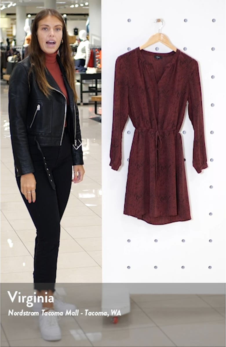 Hana Tie Waist Silk Dress, sales video thumbnail