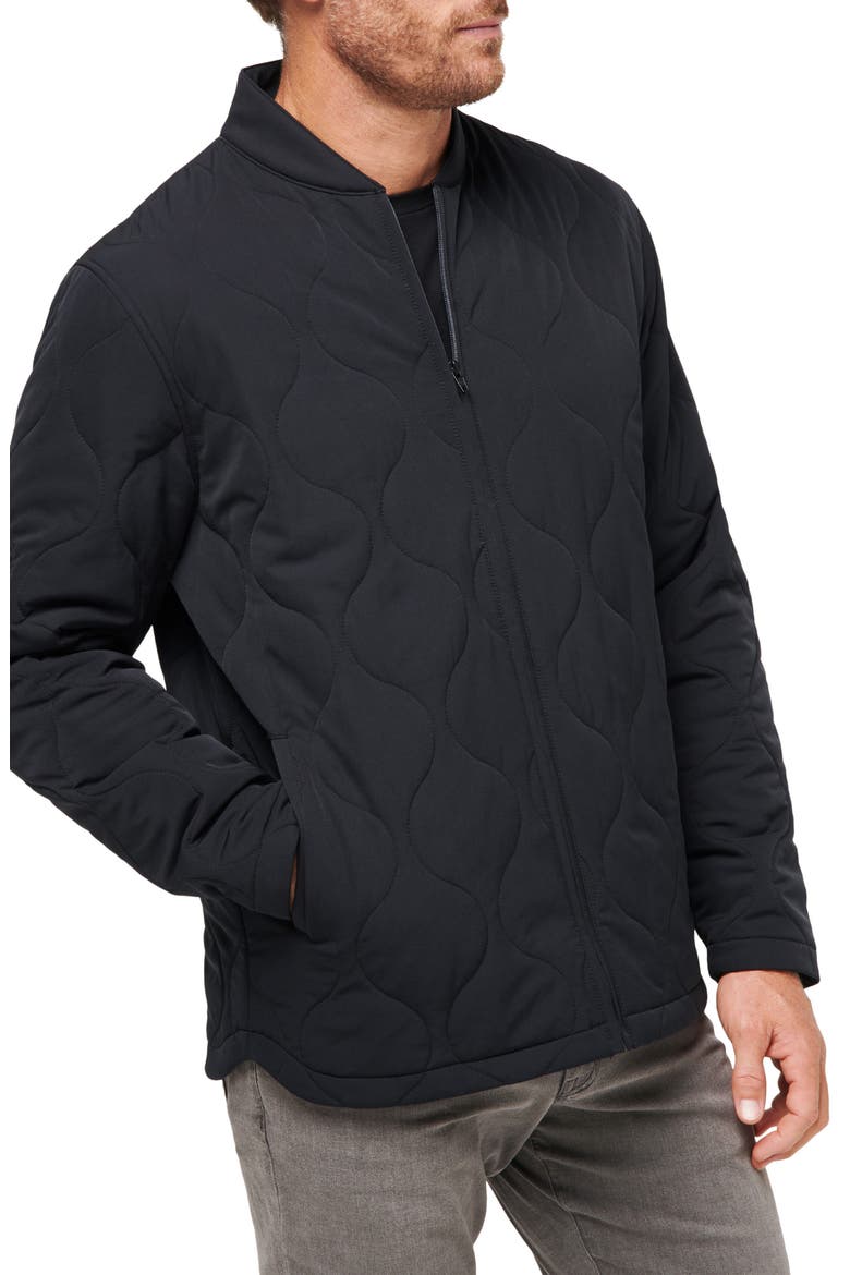 Come What May Quilted Jacket, Alternate, color, BLACK