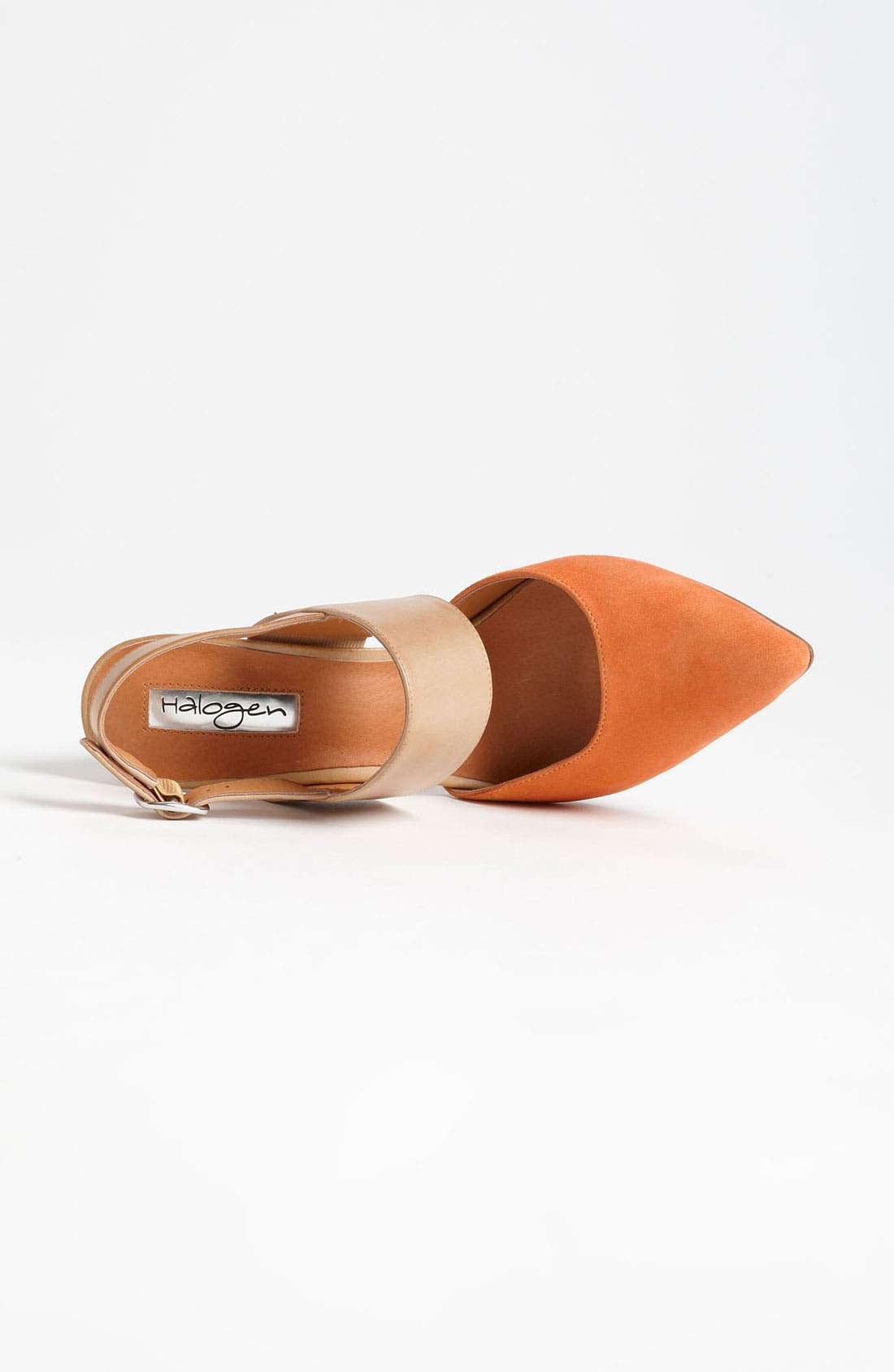 'Marissa' Pump, Alternate, color, ORANGE/ TAN
