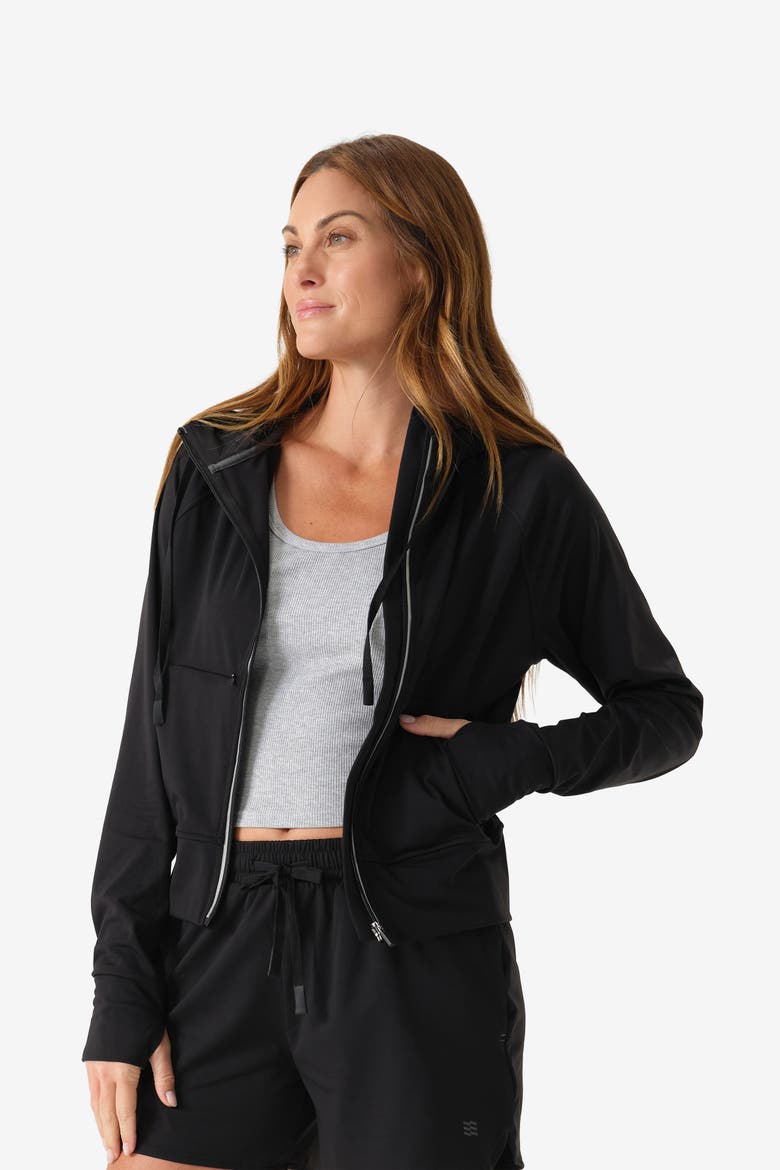 Women's Fieldsheer Everyday Full Zip Hoodie, Alternate, color, Black