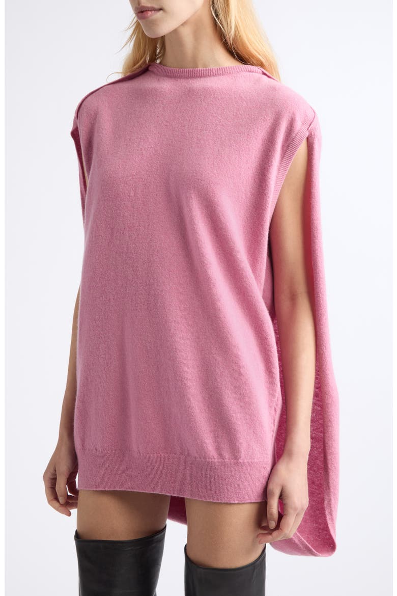 Lambswool Sweater Dress, Alternate, color, PINK