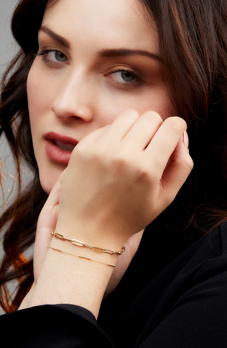 Bony Levy 14K Gold Beaded Station Bracelet, Alternate, color, 