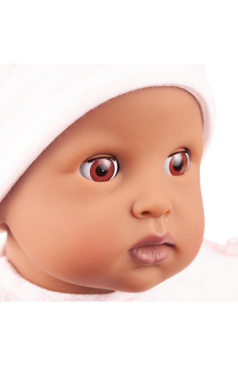 Gotz Muffin To Dress Baby Cutie, 13 Inch African American Doll, Pink Outfit Toy, Alternate, color, Multicolored