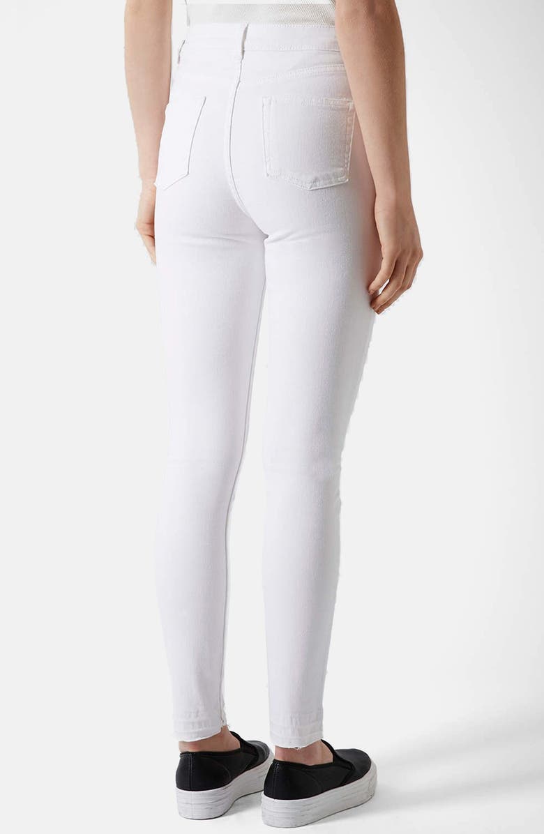 Topshop Moto 'Jamie' Skinny Jeans, Alternate, color, 