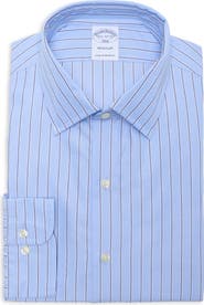 Brooks Brothers Regular Fit Striped Cotton Button-Down Shirt
