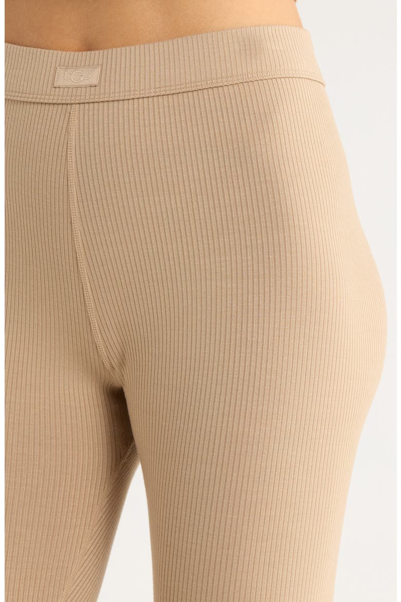 Paloma II Rib High Waist Lounge Leggings, Alternate, color, SILVER TAUPE