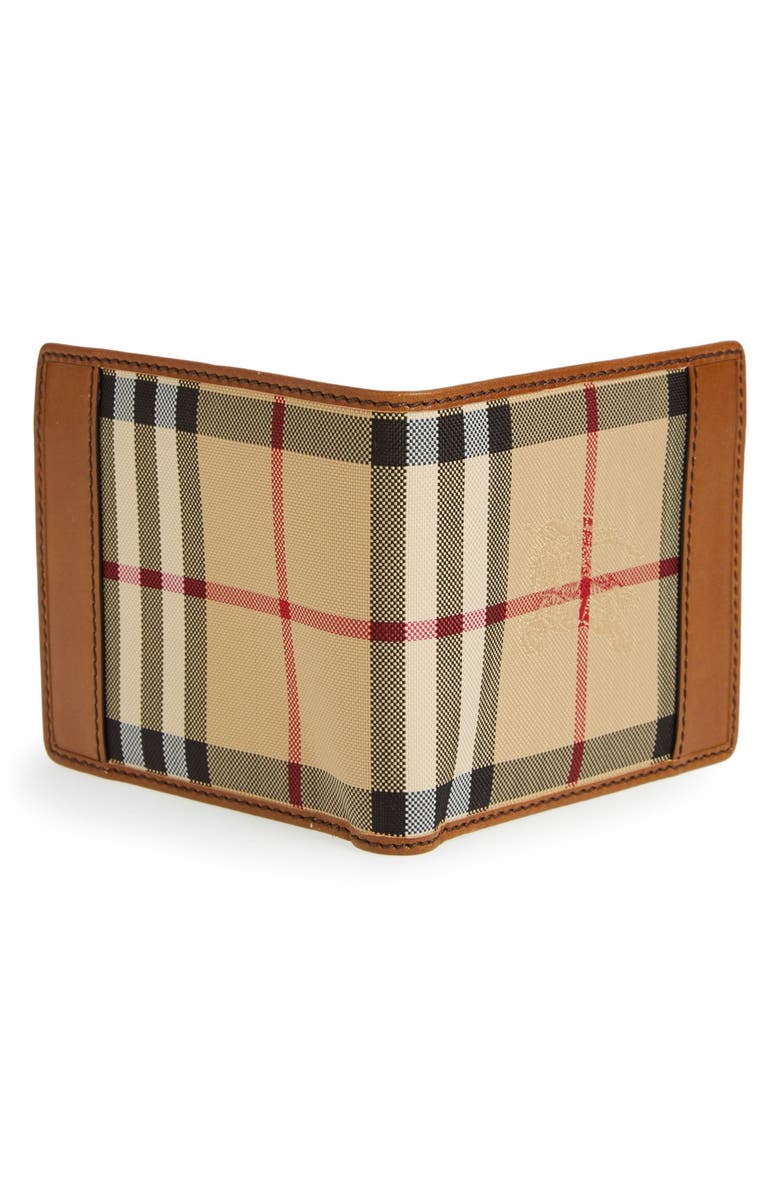 Burberry Horseferry Check Billfold Wallet, Alternate, color, 