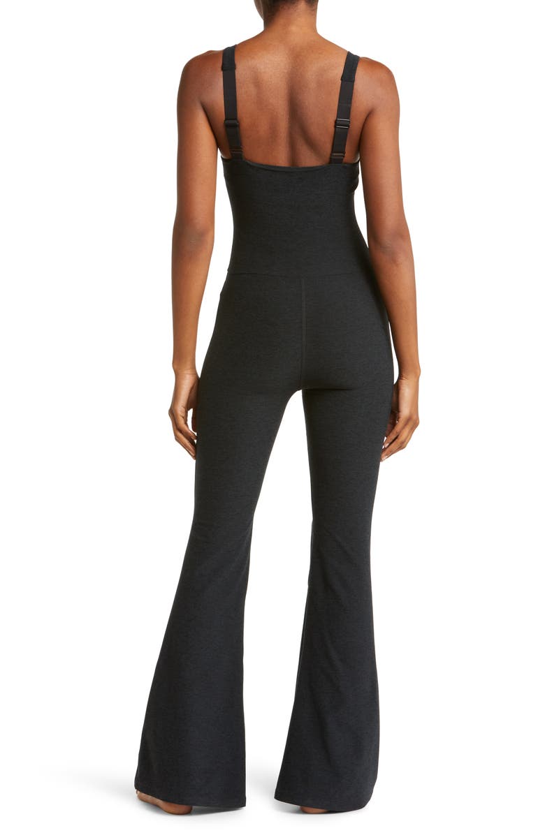 Beyond Yoga Hit the Scene Space Dye Flare Jumpsuit, Alternate, color,