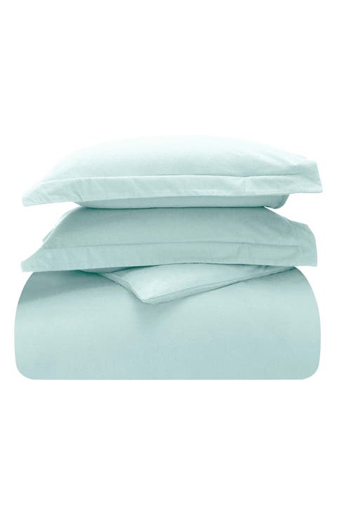 Cotton Flannel Paisley Duvet Set