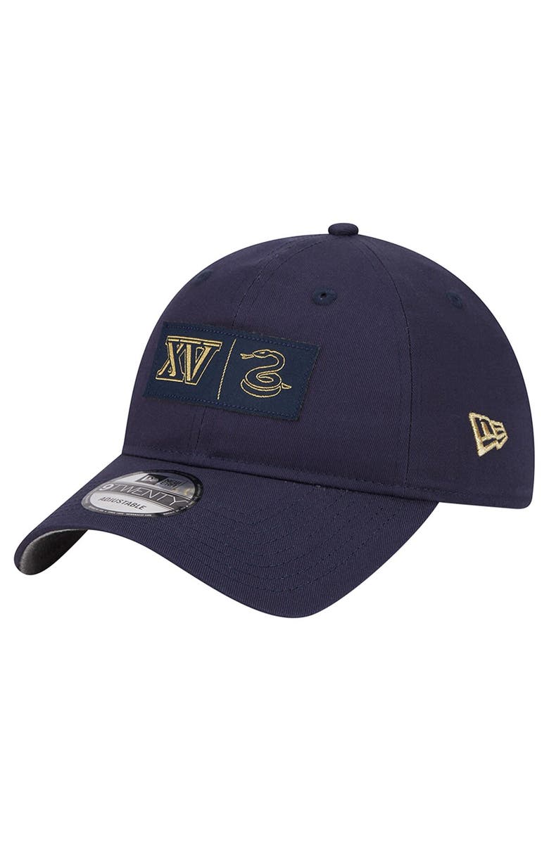 New Era Men's New Era Navy Philadelphia Union 15th Anniversary 9TWENTY Adjustable Hat, Main, color,