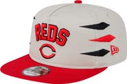 New Era Men's New Era Cream Cincinnati Reds Iron Golfer Snapback Hat