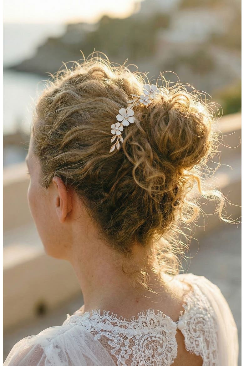 Thisbe Halo Comb (Nordstrom Exclusive), Alternate, color, SILVER