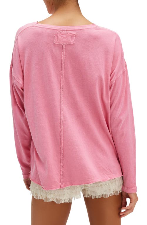 Free People Nina Long Sleeve T-shirt In Flowering Ginger