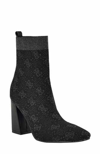 Yonel Monogram Sock Bootie