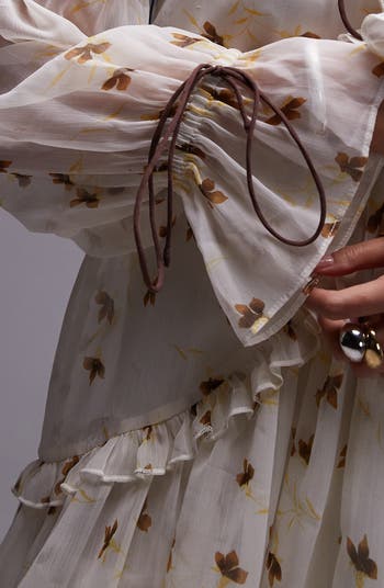 Floral Poet Long Sleeve Minidress