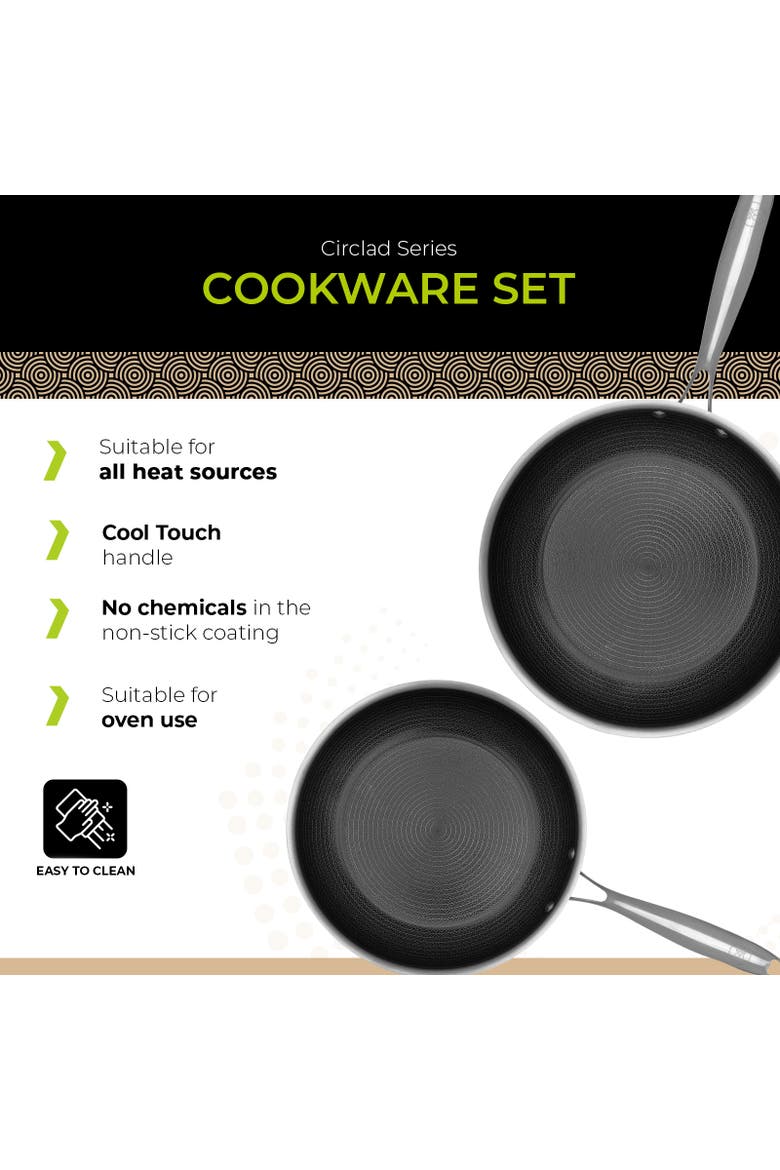 Circlad Series - Frying Pan Set 10"++, Alternate, color, No Colour