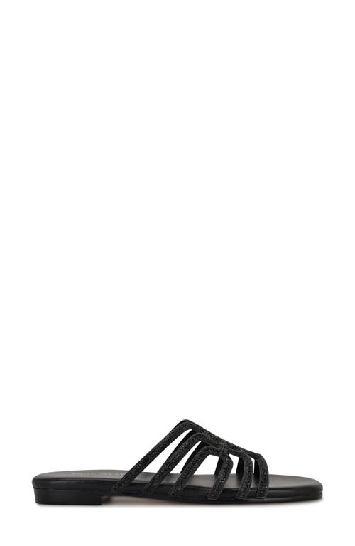 Nine West Timy Slide Sandal In Black