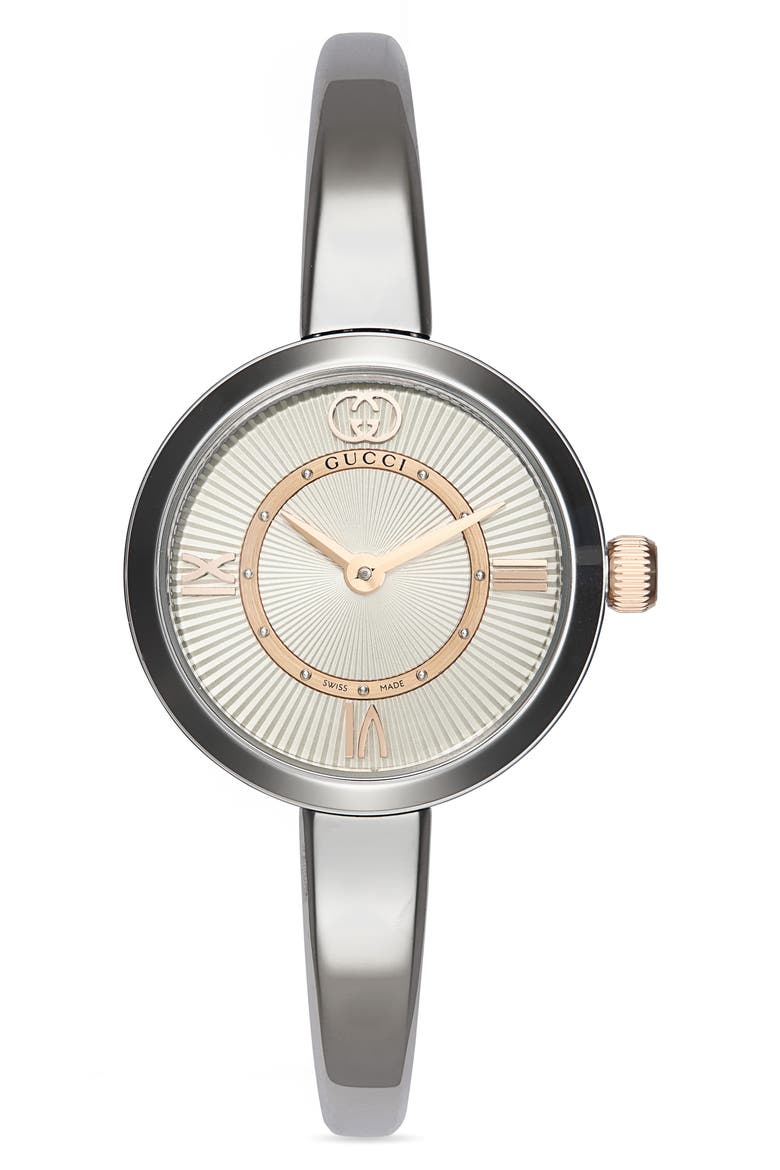 Model 2000 Bangle Bracelet Watch, 24mm, Main, color, SILVER