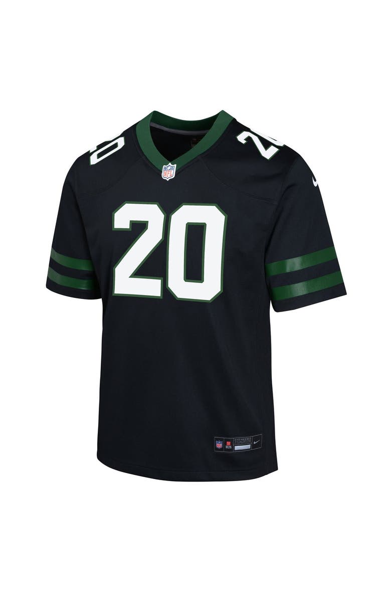 Nike Youth Nike Breece Hall Legacy Black New York Jets Alternate Game Jersey, Alternate, color, Black