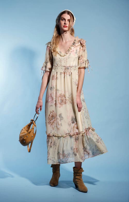 Shop Walter Baker Georgia Dress In Desert Rose