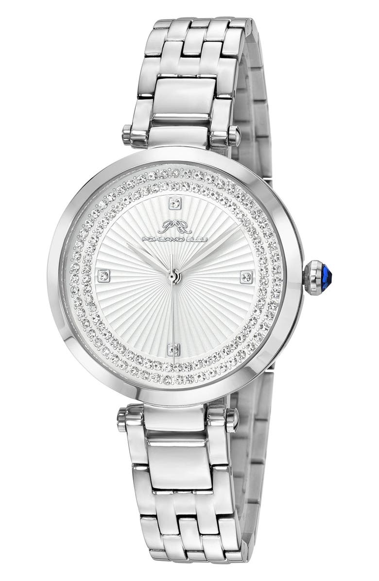 PORSAMO BLEU Natalie Bracelet Watch, 36mm, Main, color, Silver
