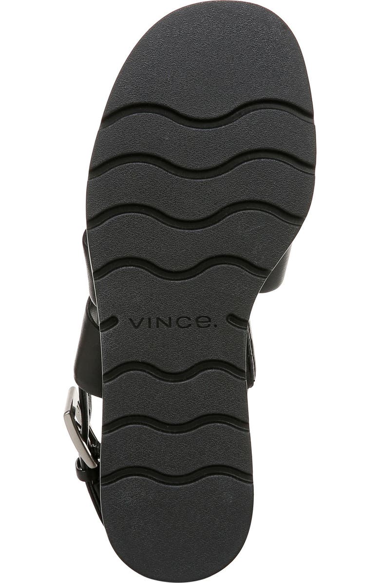 Vince Rochel Slingback Platform Wedge Sandal, Alternate, color, Black