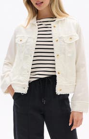 Hatley Fringe Detail Trucker Jacket