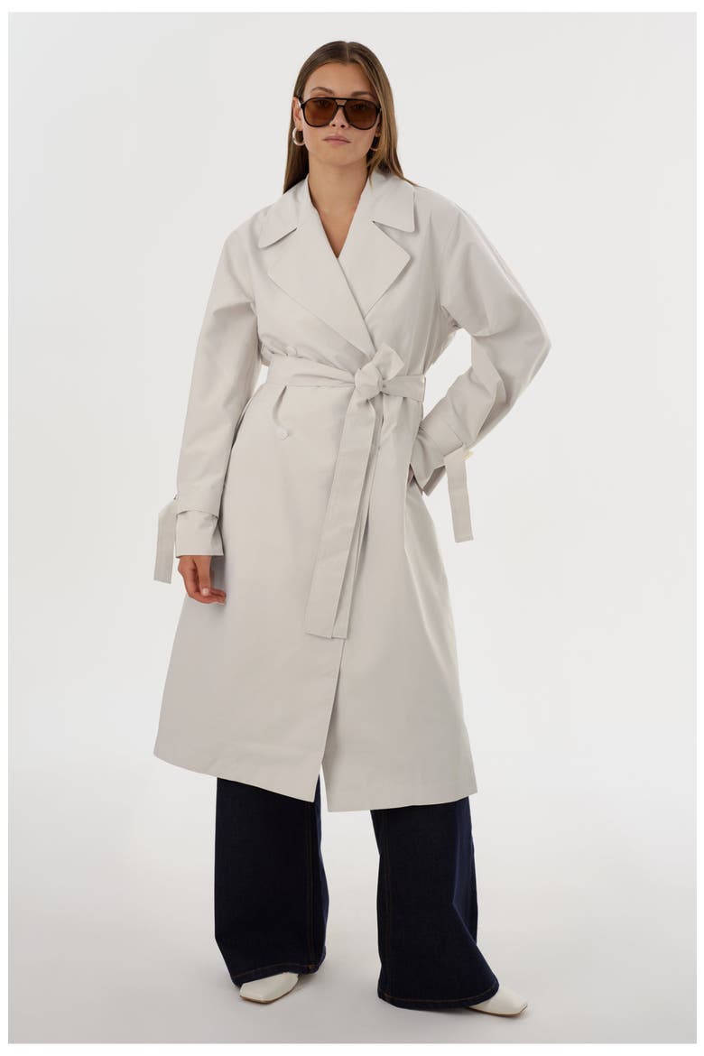 Colette | Trench Coat, Alternate, color, Whisper White