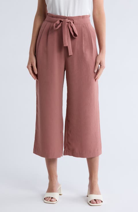 Crop Wide Leg Pants