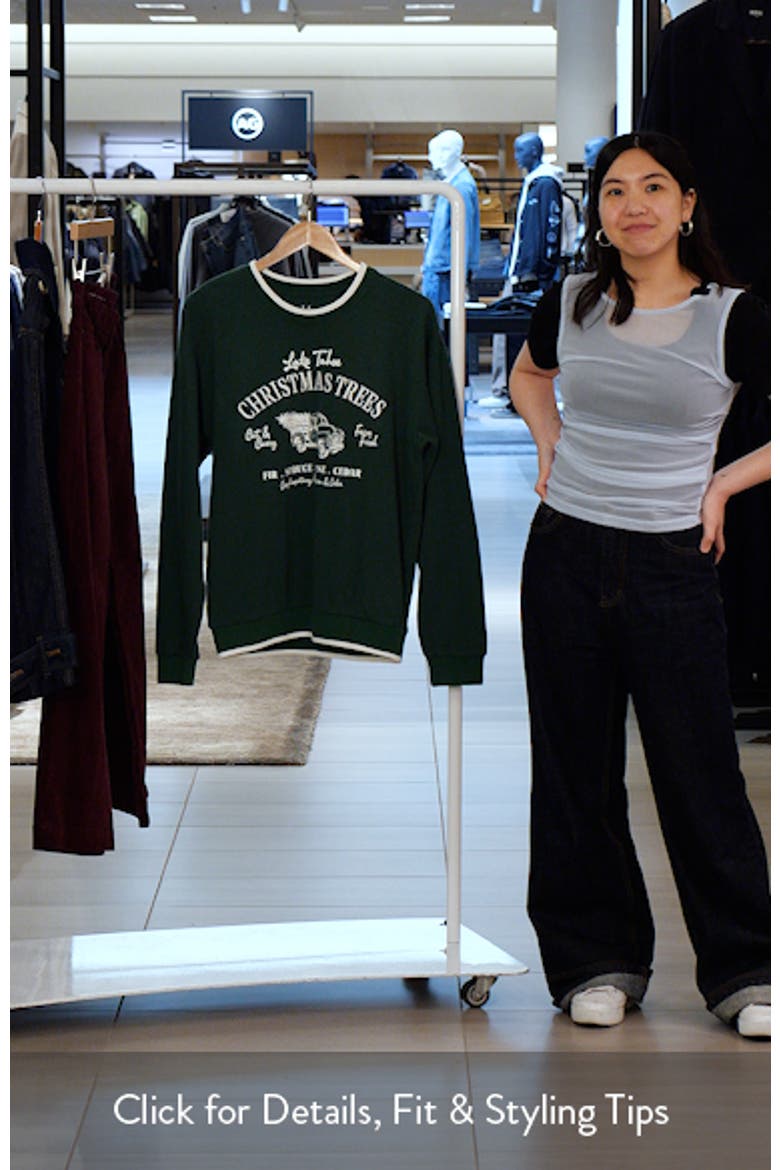 Holiday Tree Farm Graphic Sweatshirt video