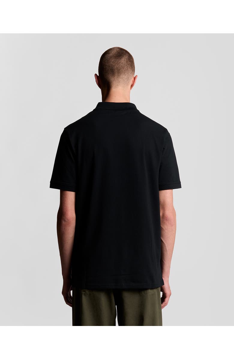 Lyle & Scott Plain Polo Shirt, Alternate, color, Jet Black