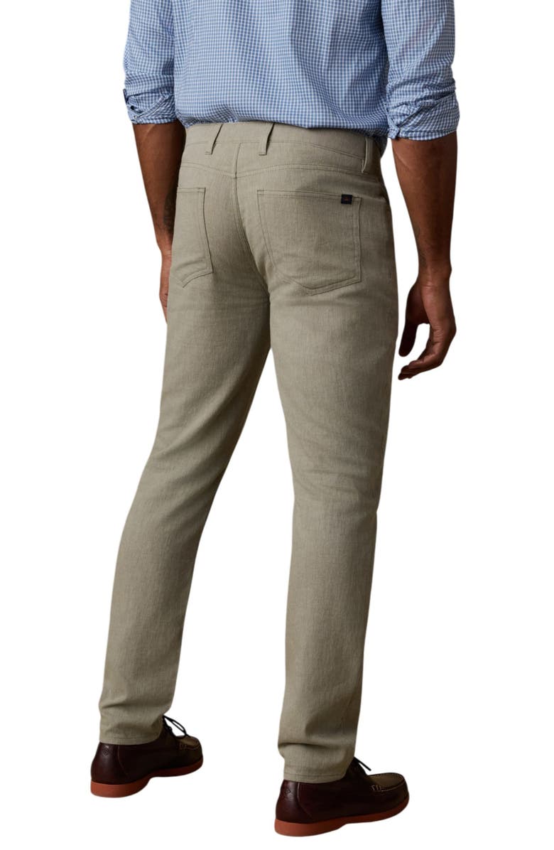 Faherty Movement Linen Blend Pants, Alternate, color, Sage Cliff