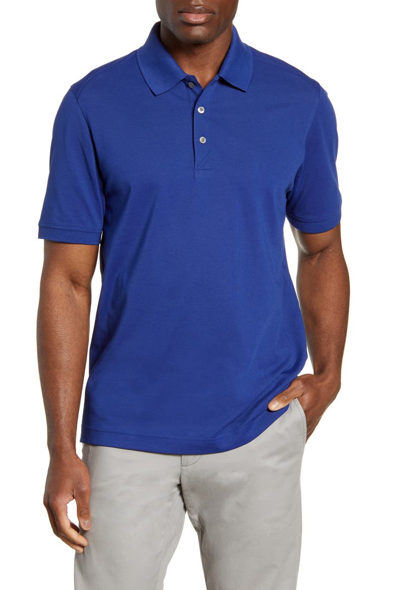 Advantage Tri-Blend Piqué Polo, Main, color, TOUR BLUE