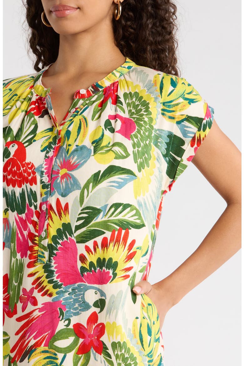 Wissa Tropical Jasla Minidress, Alternate, color, BRIGHT-MULTI
