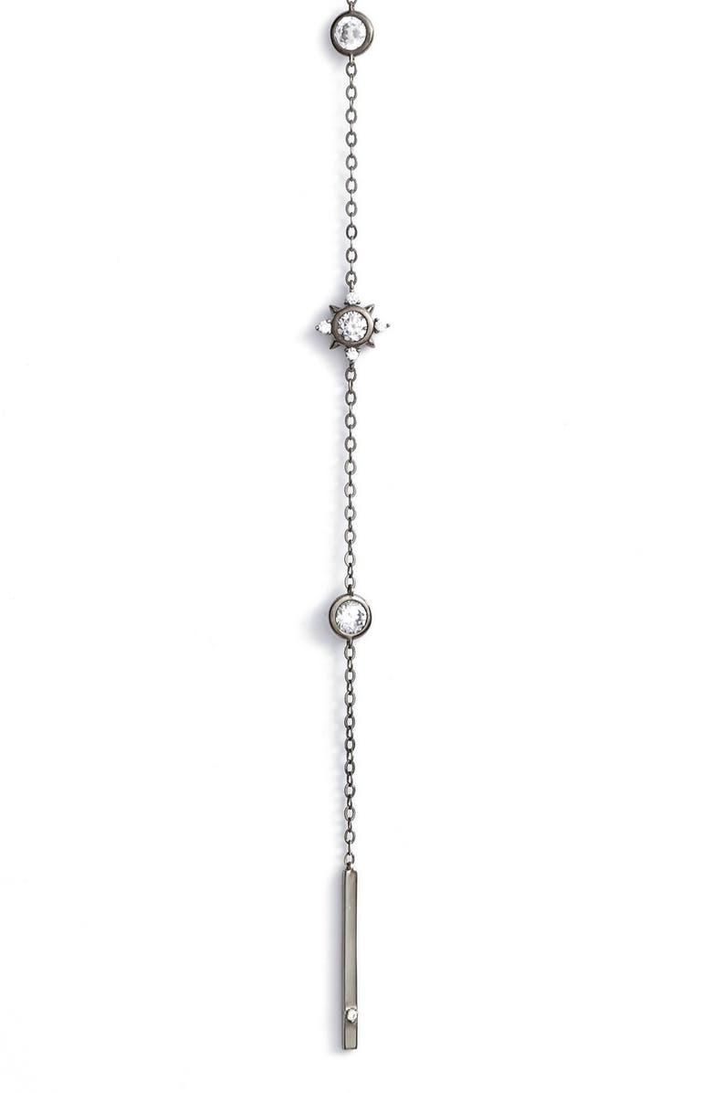 Nadri 'Liberty' Crystal Bezel Y-Necklace, Alternate, color, 