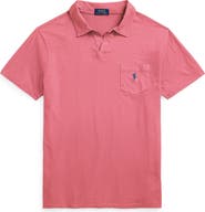 Polo Ralph Lauren Johnny Collar Cotton & Linen Pocket Polo
