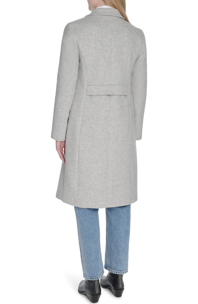 Cole Haan Slick Wool Blend Coat, Alternate, color, Light Grey