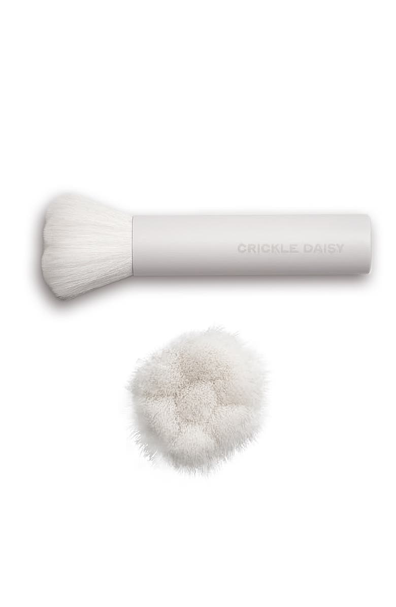 Crickle Daisy Bloom Baby Bloom Powder Brush, Alternate, color, White