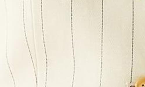 Lk Bennett Ami Pinstripe Linen Blend Waistcoat In Cream