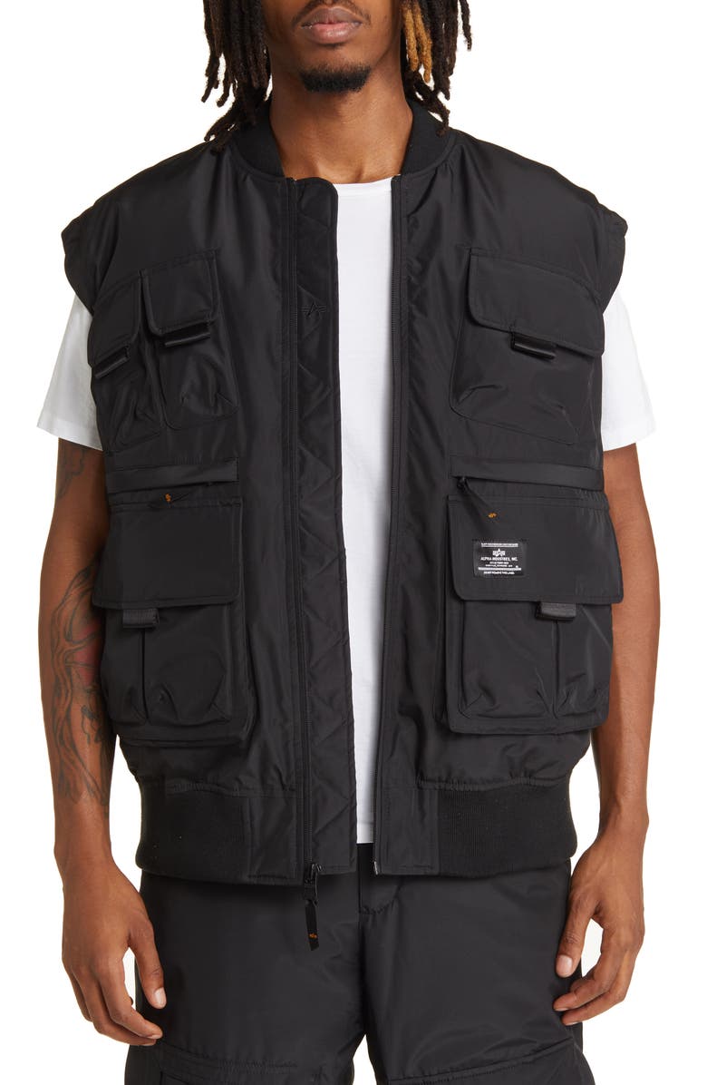 Alpha Industries Convertible Flight Jacket, Alternate, color, 