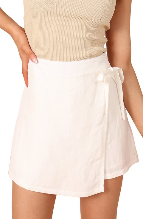 Roxy Faux Wrap Skort