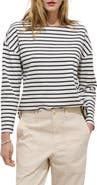 Alex Mill Avignon Stripe Boat Neck Top