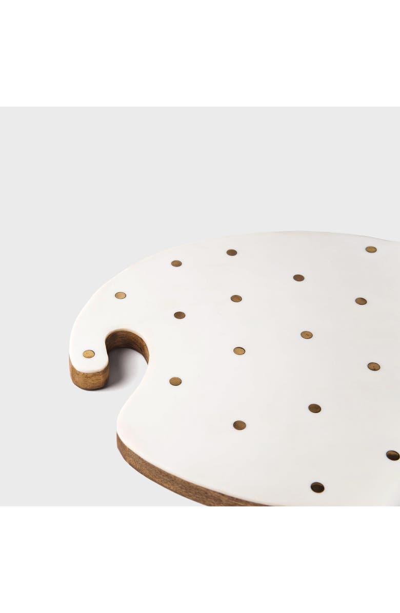 Mela Artisans Sitara Serving Board, Alternate, color, Gold